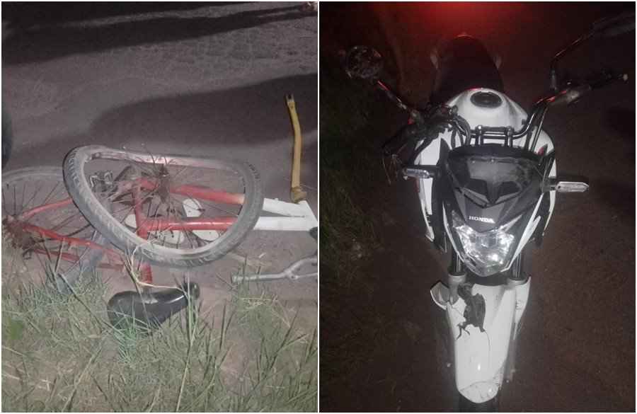 Acidente Entre Moto E Bicicleta Deixa Dois Feridos Graves Em Santa